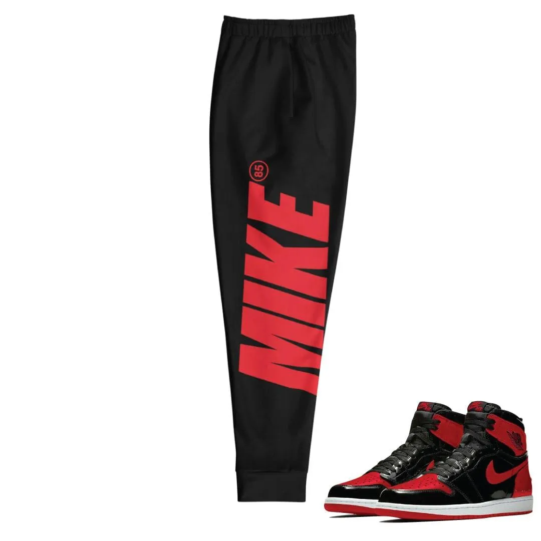 Retro 1 "Bred Patent" Mike Joggers