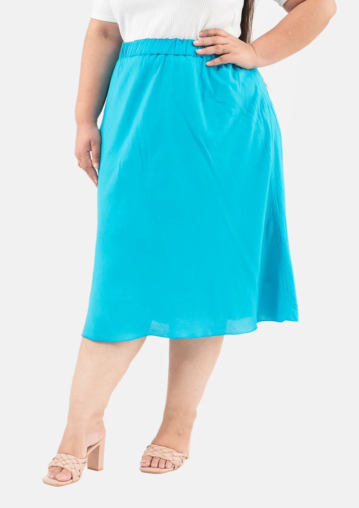 Reversible Skirt With Elasticated Waist