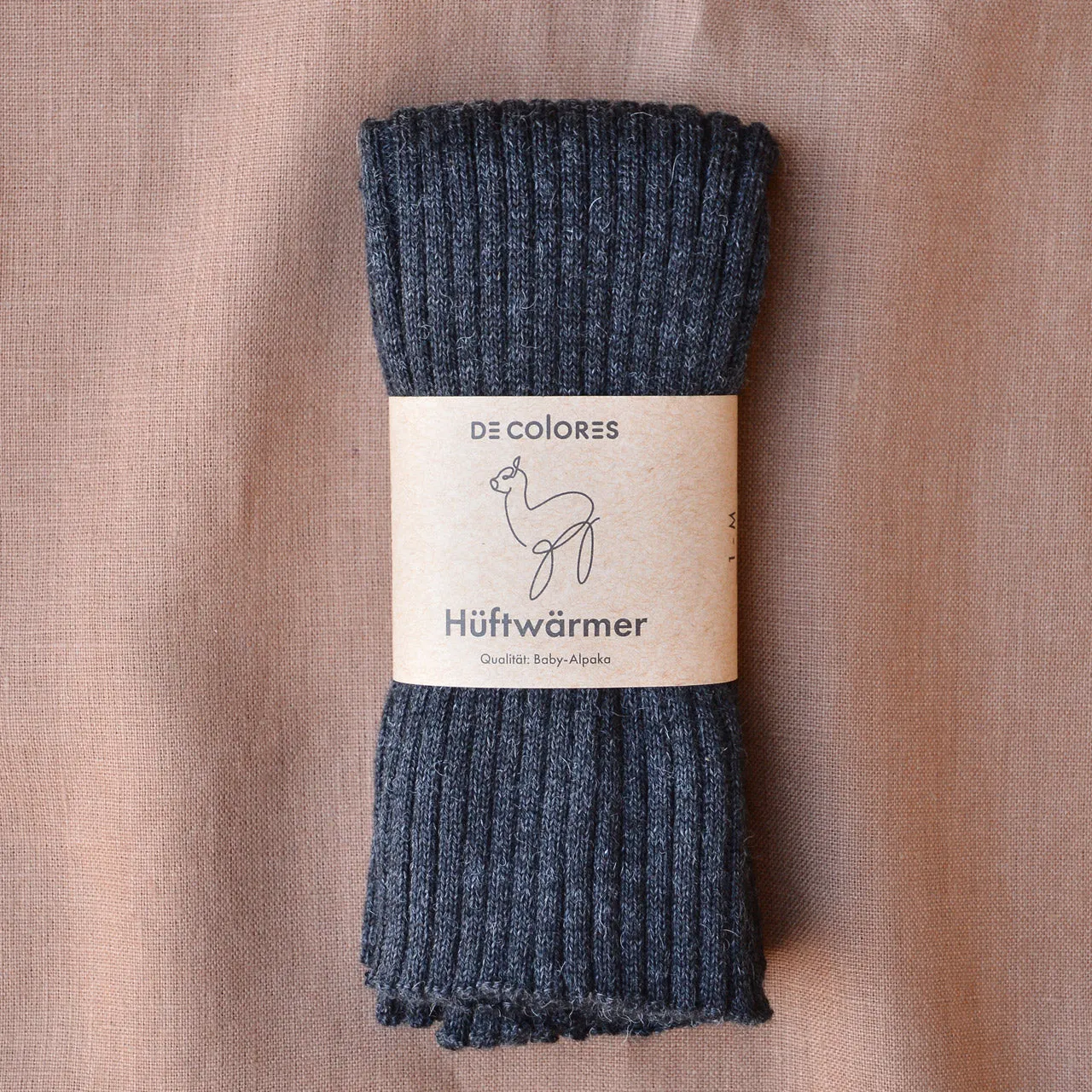 Rib Belly Warmer in 100% Baby Alpaca