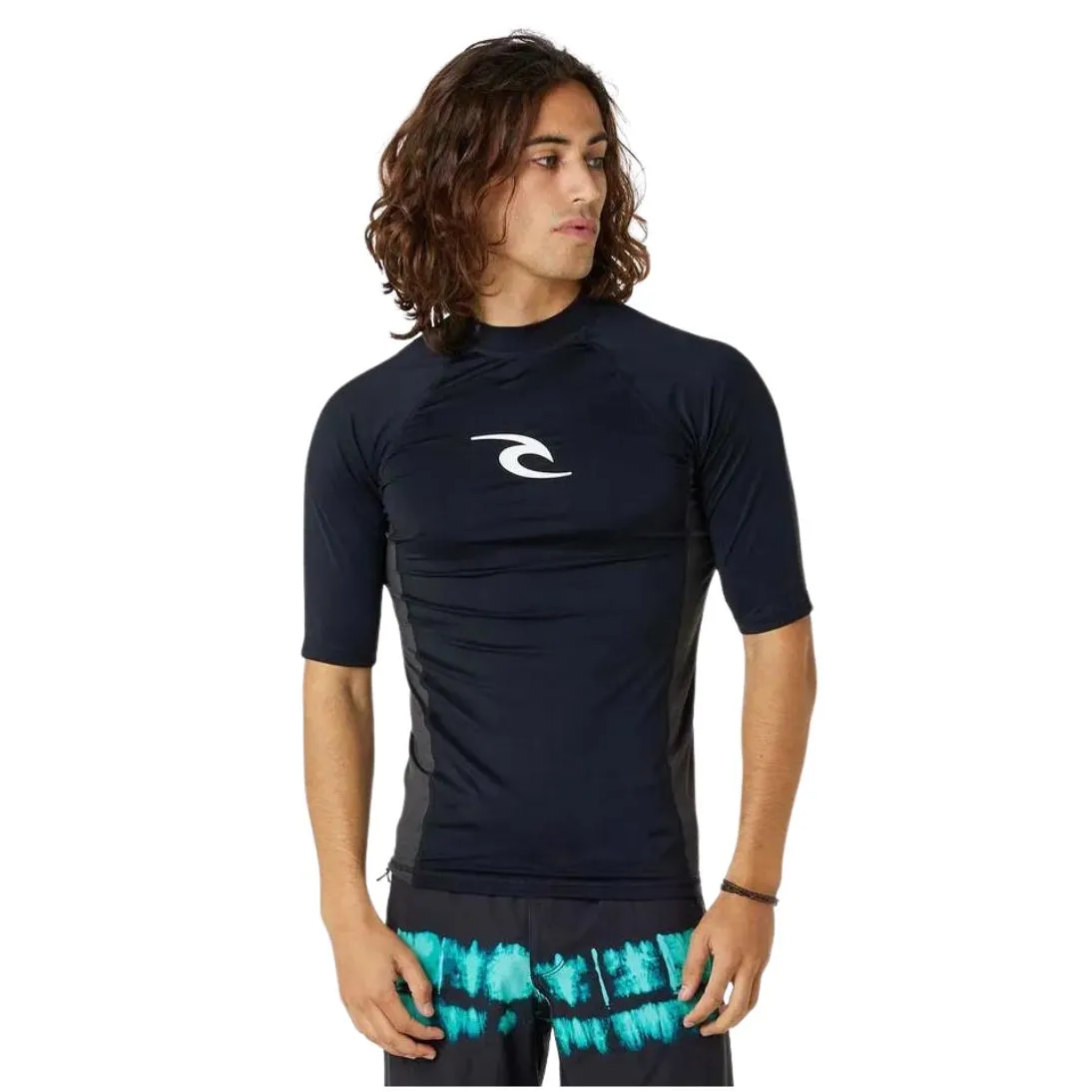 Rip Curl Mens Waves Short Sleeved Rash Vest