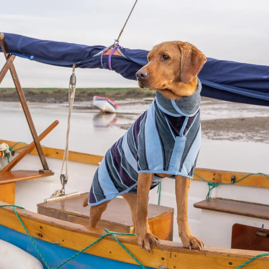 Ruff and Tumble Dog Drying Coat - Blue Harbour