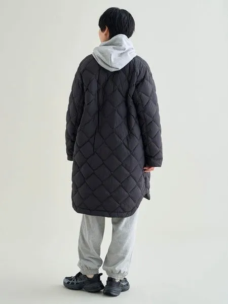 【SALE】NANGA ナンガ / RIB COLLAR QUILTED DOWN COAT W(WOMEN) リブカラーキルティッド ダウンコート (ウィメンズ)