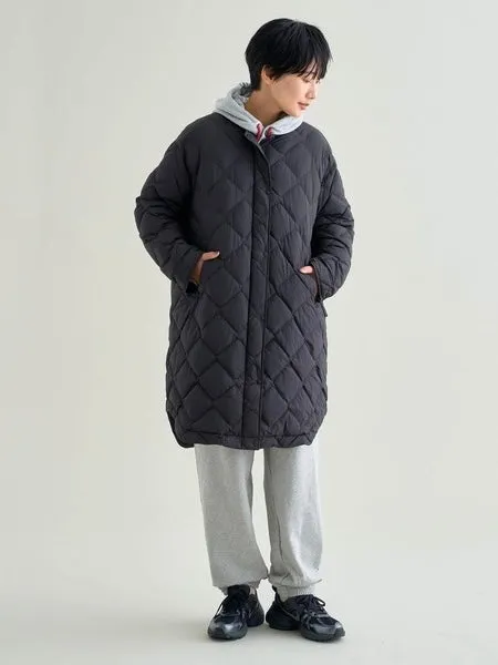 【SALE】NANGA ナンガ / RIB COLLAR QUILTED DOWN COAT W(WOMEN) リブカラーキルティッド ダウンコート (ウィメンズ)