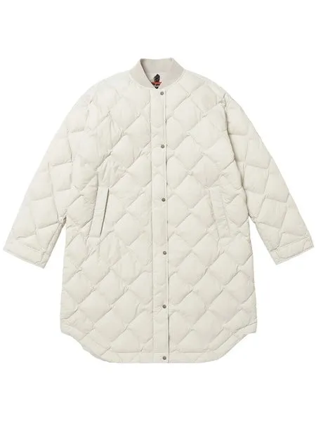 【SALE】NANGA ナンガ / RIB COLLAR QUILTED DOWN COAT W(WOMEN) リブカラーキルティッド ダウンコート (ウィメンズ)