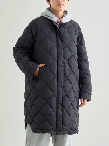 【SALE】NANGA ナンガ / RIB COLLAR QUILTED DOWN COAT W(WOMEN) リブカラーキルティッド ダウンコート (ウィメンズ)