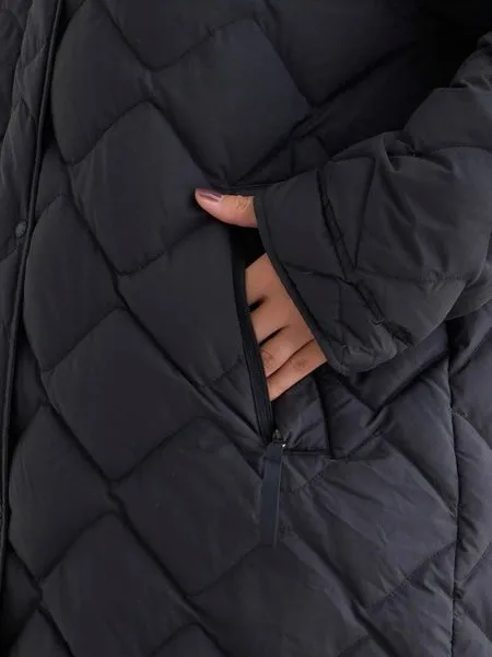 【SALE】NANGA ナンガ / RIB COLLAR QUILTED DOWN COAT W(WOMEN) リブカラーキルティッド ダウンコート (ウィメンズ)