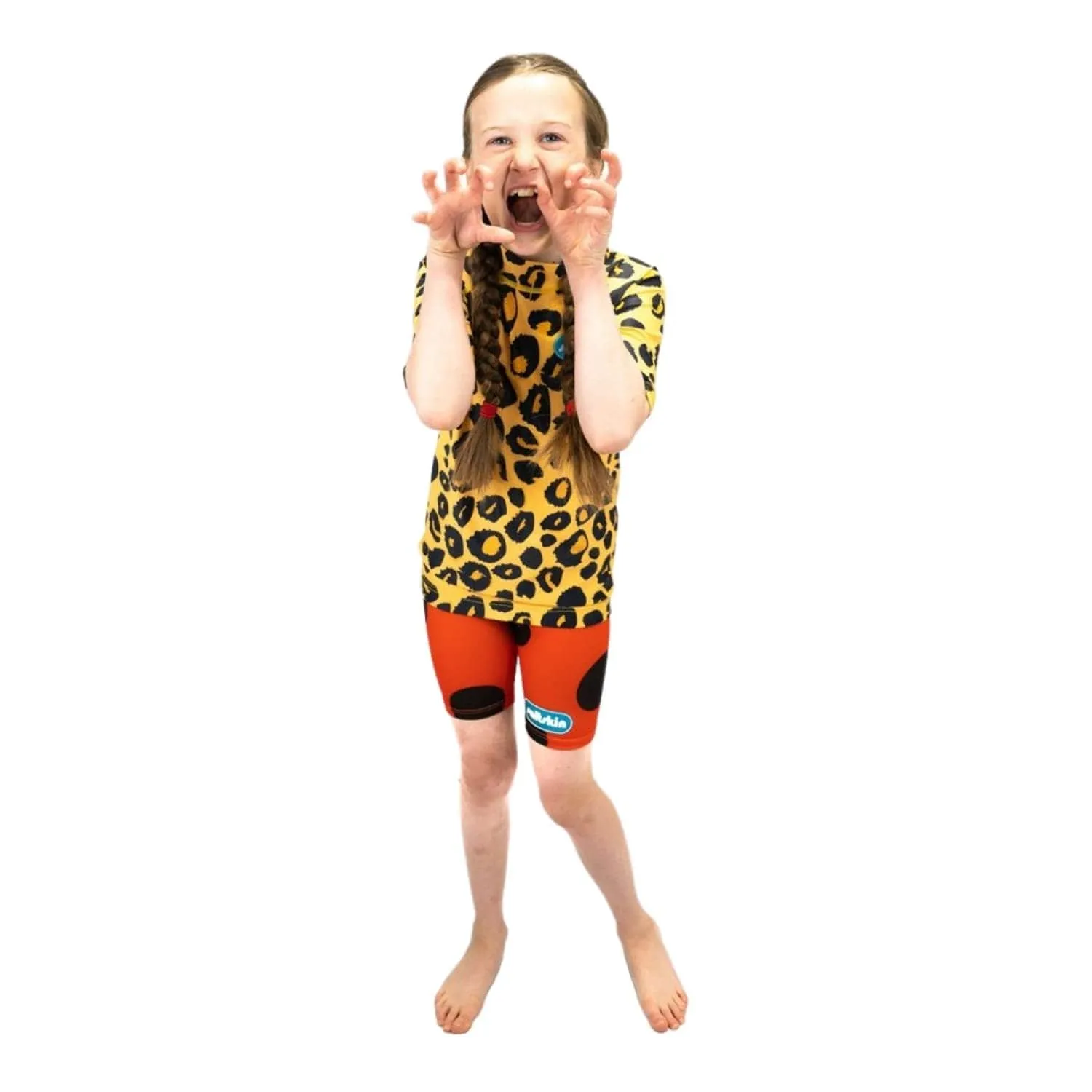 Saltskin Youth Kids UV Rash Vest - Leopard