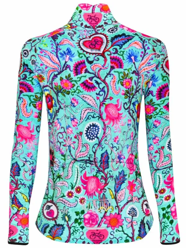 Secret garden (Aqua) Women's Windproof Winter Cycling Jacket