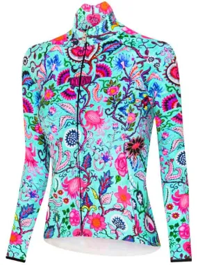 Secret garden (Aqua) Women's Windproof Winter Cycling Jacket