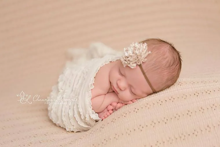 SET Pink Mohair Baby Bonnet Hat and Cream Ruffle Wrap