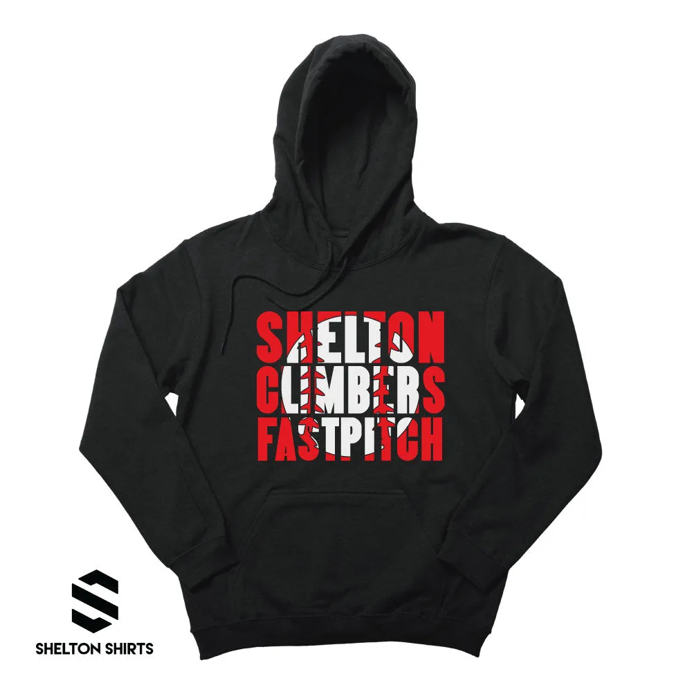 Shelton Climbers Fastpitch with Knockout Ball Hoodie