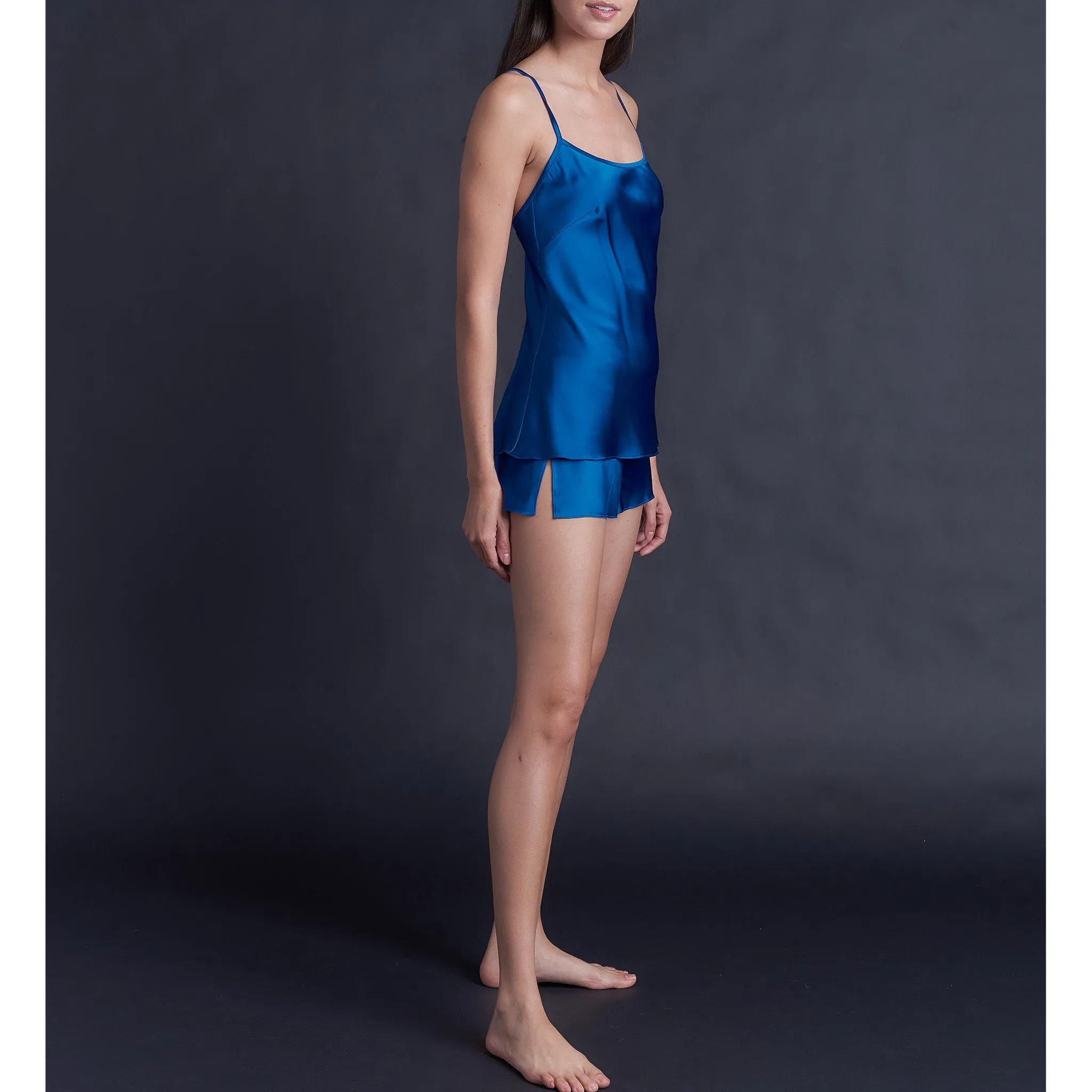 Sita Knickers in Tanzanite Stretch Silk Charmeuse