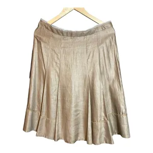 Sportmax Linen Taupe Skirt UK Size 12