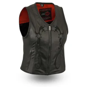 Stardom - Women's Leather Motorcycle Vest