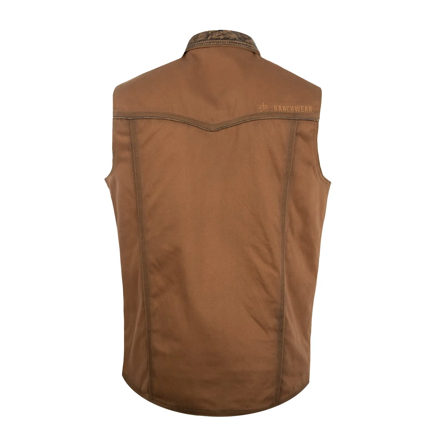 STS Ranchwear Mens Owen Canvas 100% Cotton Canvas Cotton Vest