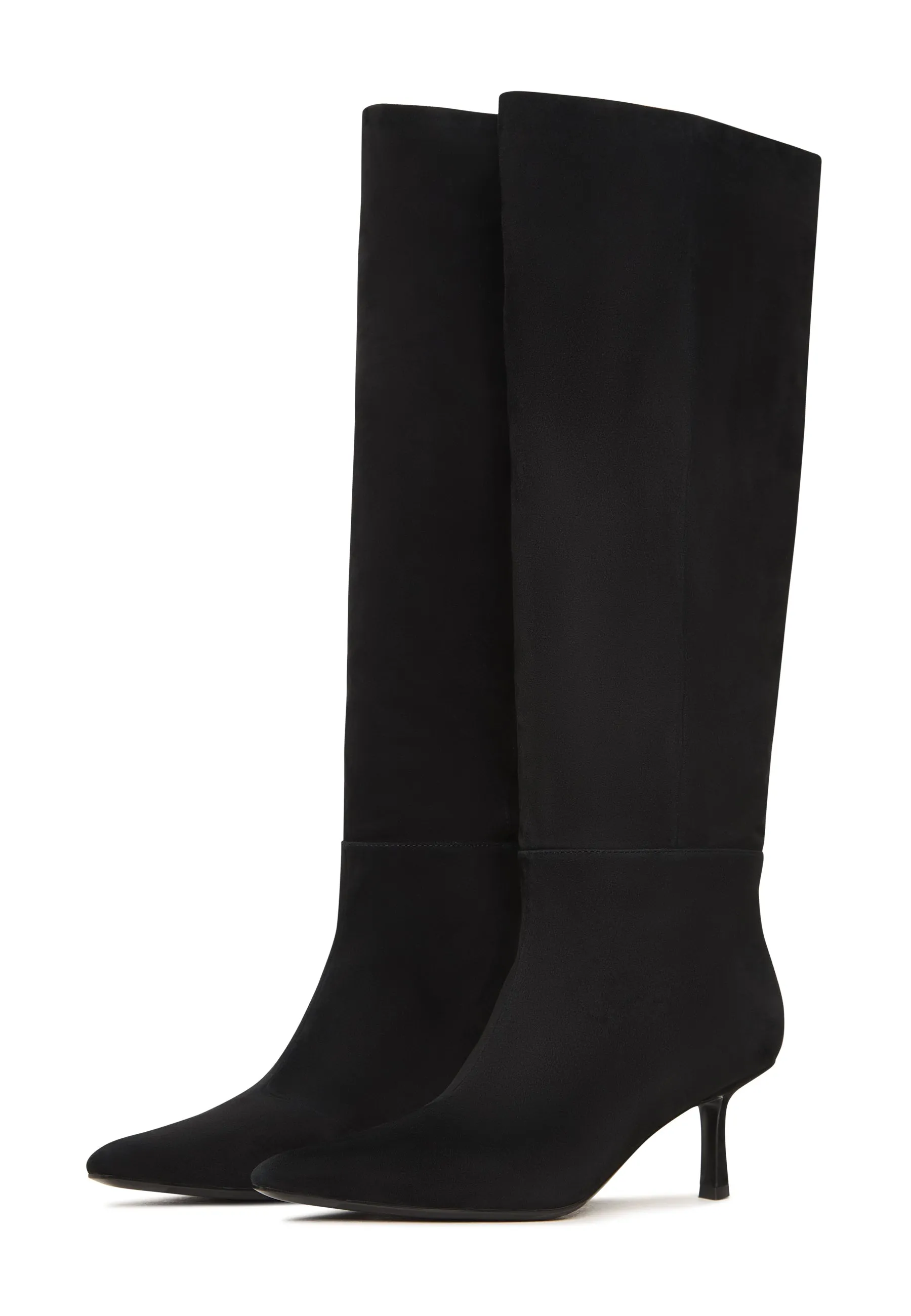 Suede Slouchy Boots Stella - Black