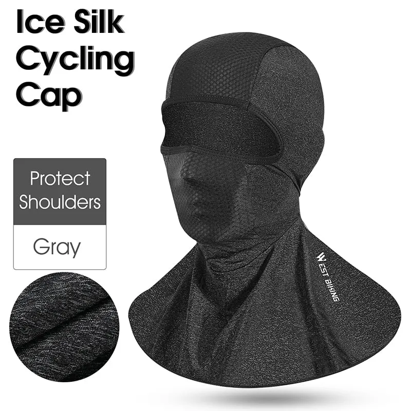 Summer Bike Cap Anti-UV Sport Running Cycling Balaclava Men Women Sun Protection Motorcycle Helmet Liner Bicycle Hat