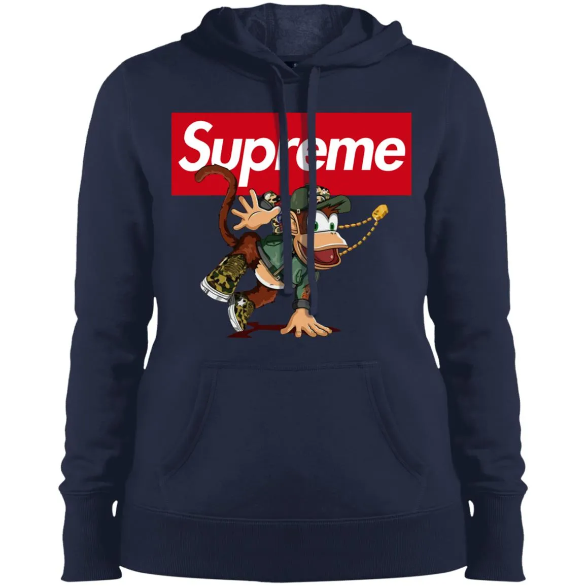 Supreme Monkey T-shirt Women Hooded Sweatshirt