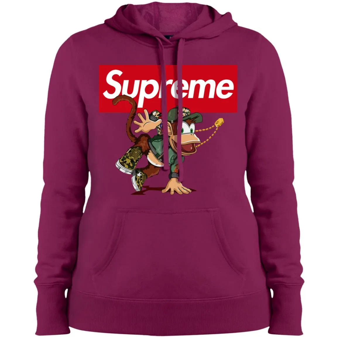 Supreme Monkey T-shirt Women Hooded Sweatshirt