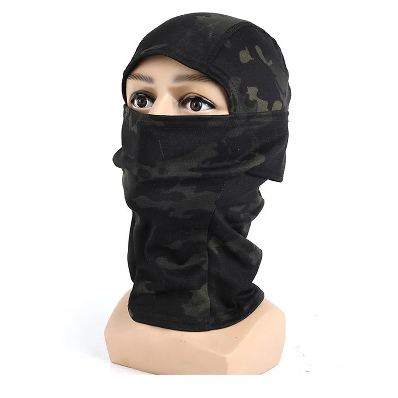 Tactical Camouflage Balaclava Full Face Mask Wargame CP Military Hat Hunting Bicycle Cycling Army Multicam Bandana Neck Gaiter