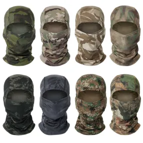 Tactical Camouflage Balaclava Full Face Mask Wargame CP Military Hat Hunting Bicycle Cycling Army Multicam Bandana Neck Gaiter