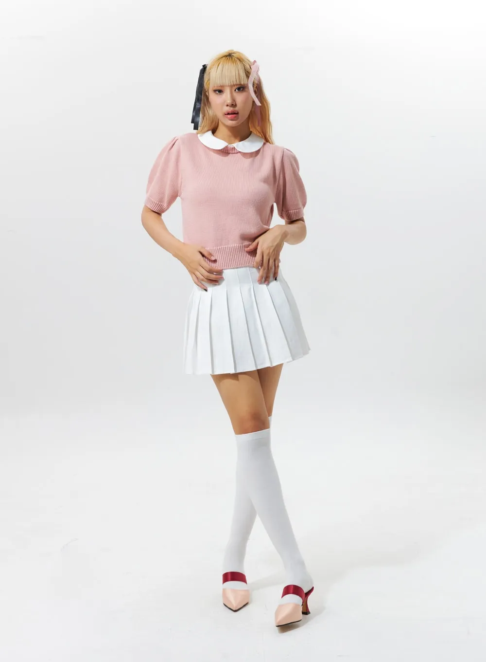 Tennis Pleated Mini Skirt IG320