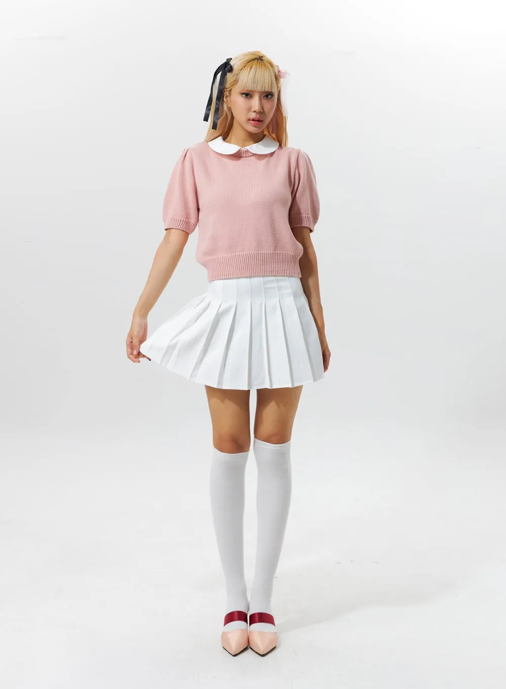 Tennis Pleated Mini Skirt IG320