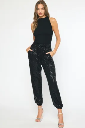 The Coco Sequin Joggers