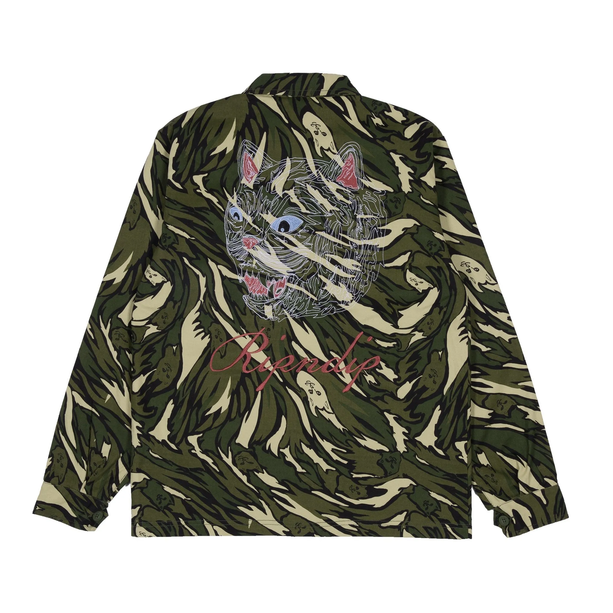 Tiger Nerm Ripstop Work Jacket (Green Camo)