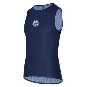 Unisex Short Sleeve Base Layer Vent Navy