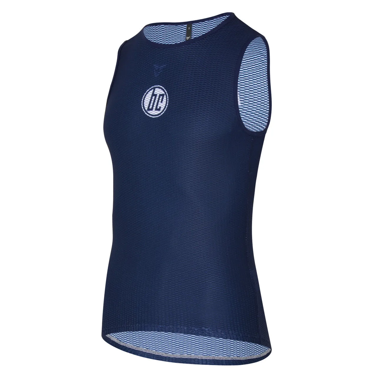 Unisex Short Sleeve Base Layer Vent Navy