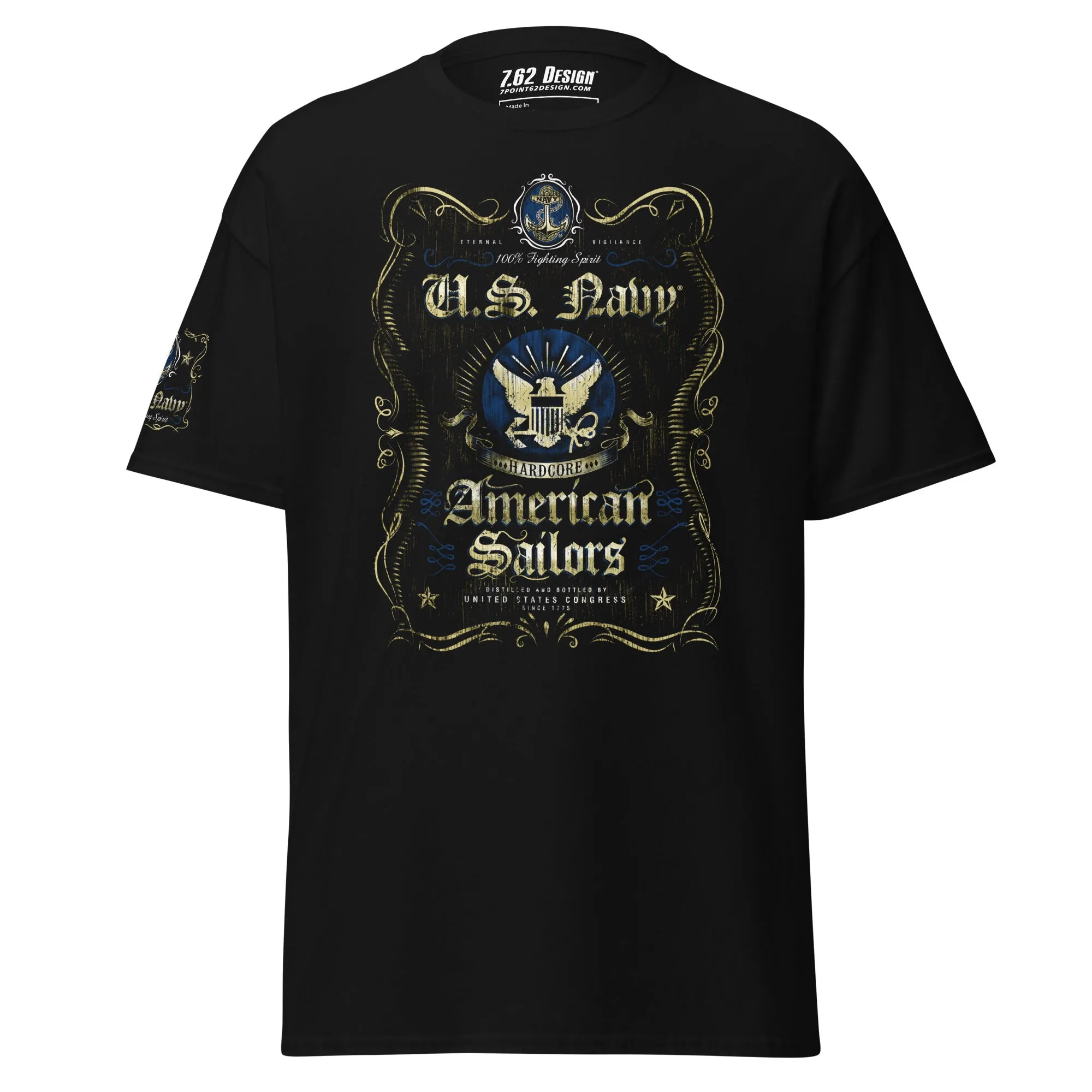 US Navy Fighting Spirit Made To Order Men's Tee