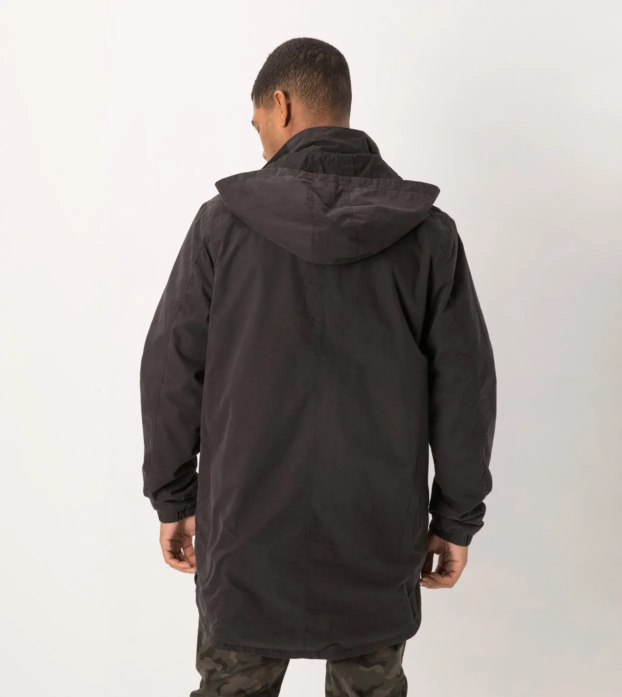 Utility Jacket Washed Black