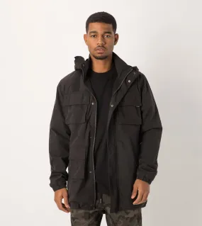 Utility Jacket Washed Black