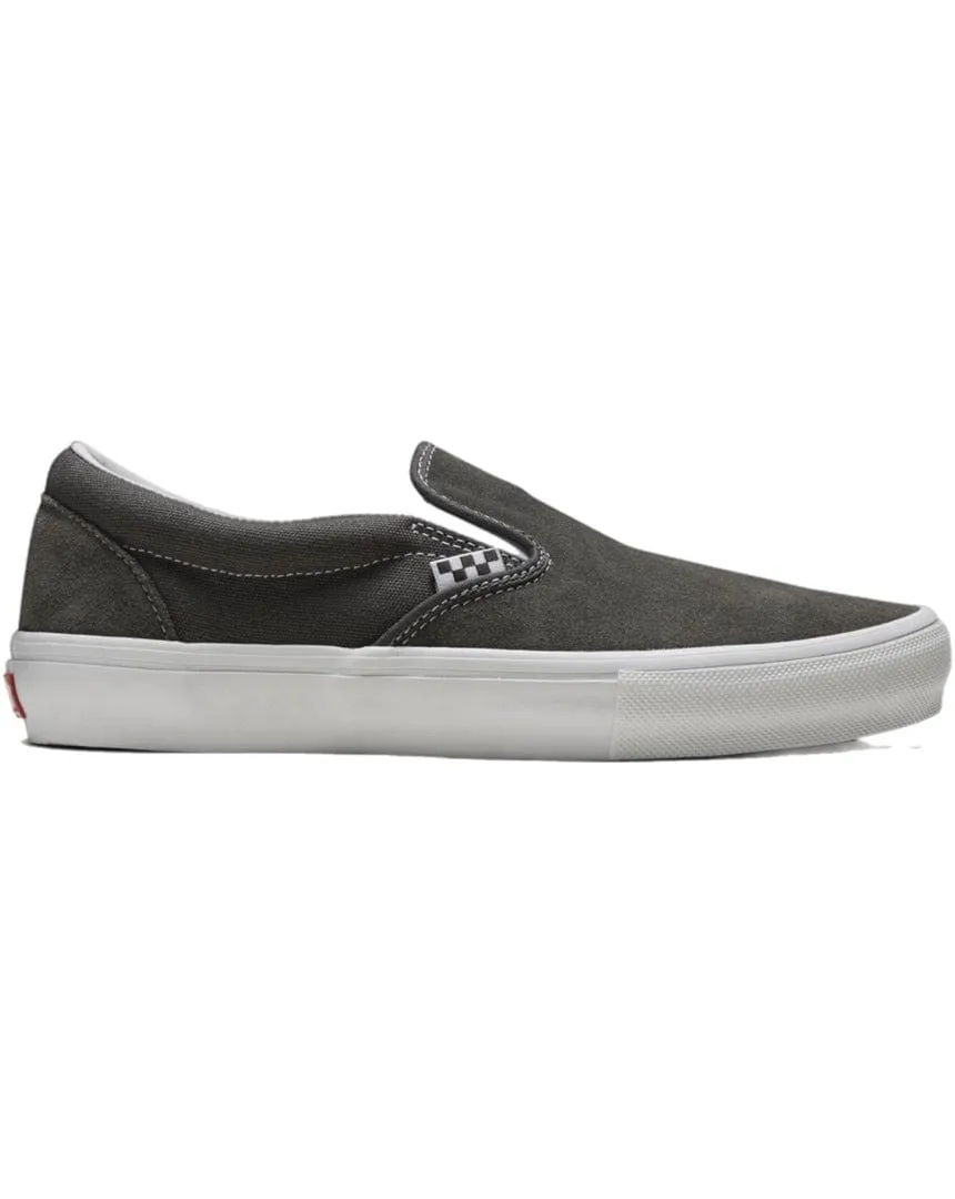 Vans Skate Slip On - Pewter / True White