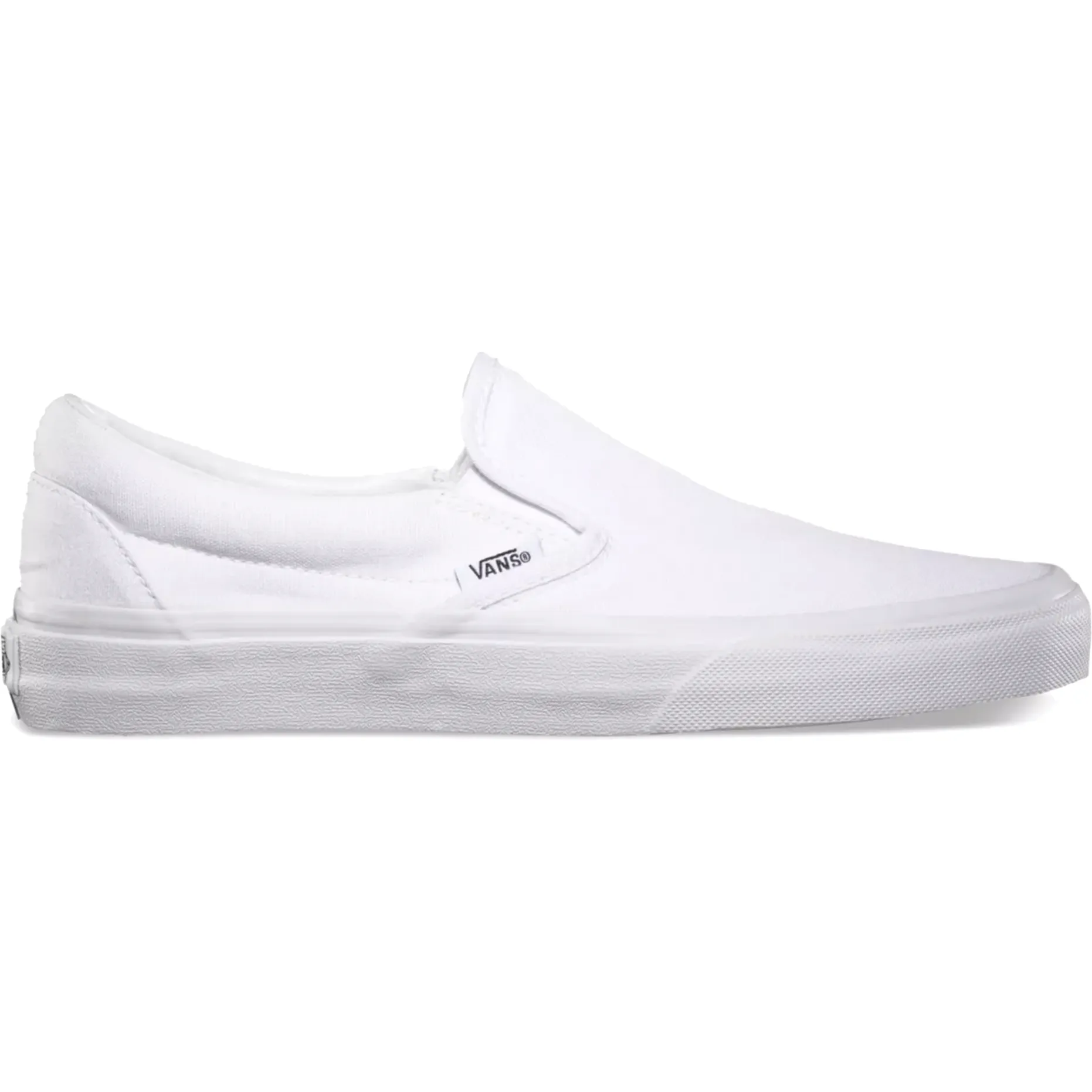 Vans Unisex Classic Slip-On Shoes - All White