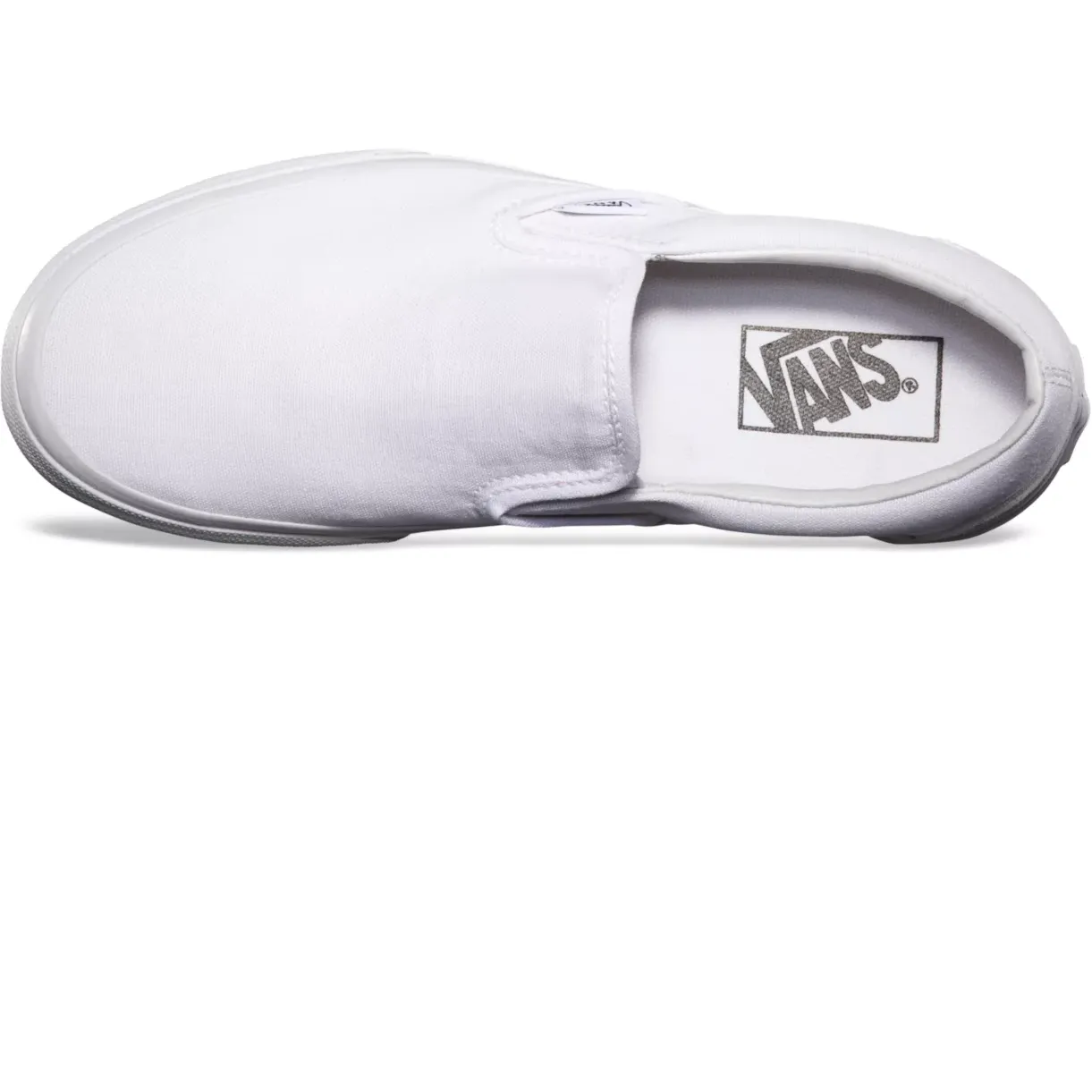 Vans Unisex Classic Slip-On Shoes - All White