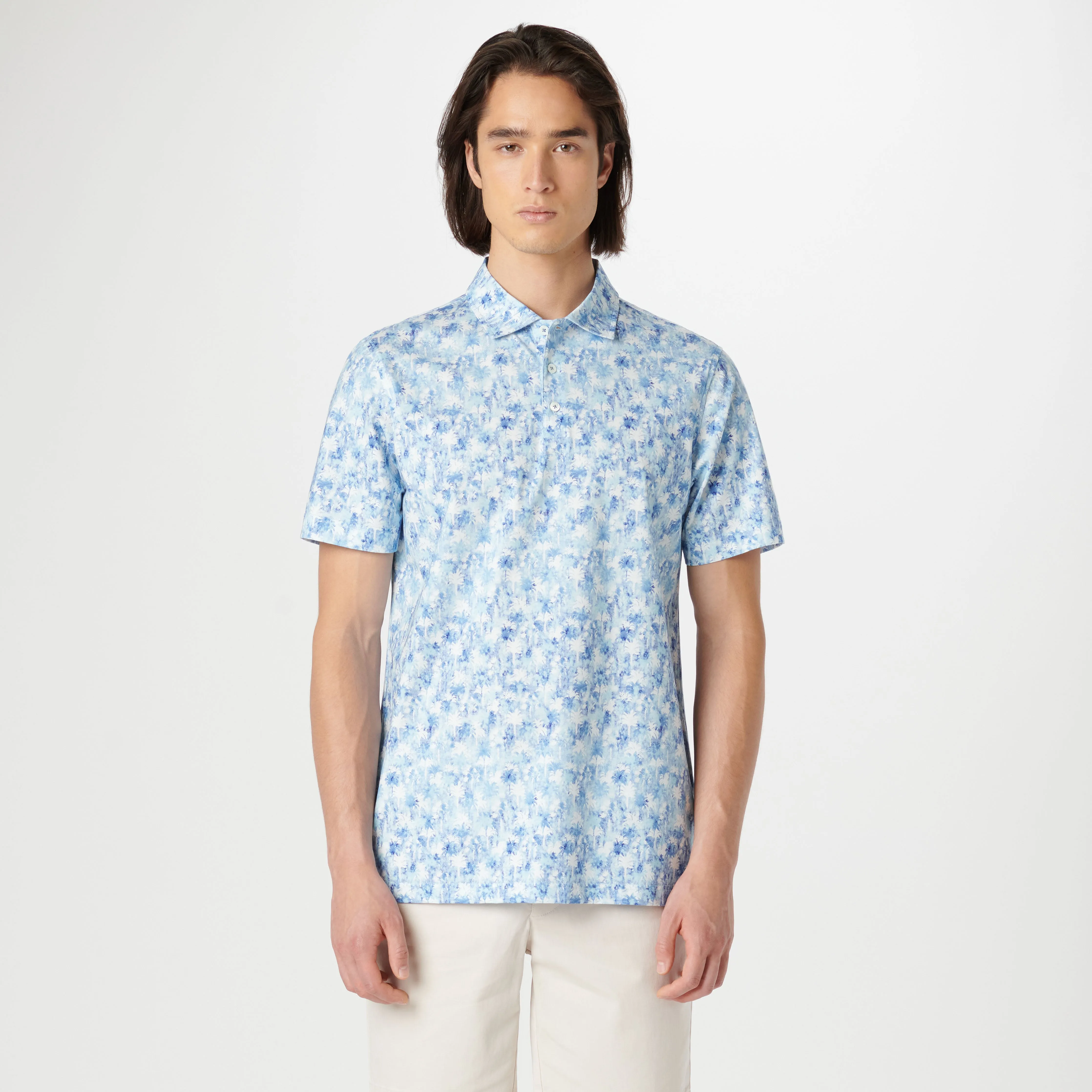 Victor Aquarelle Palm Tree OoohCotton Polo