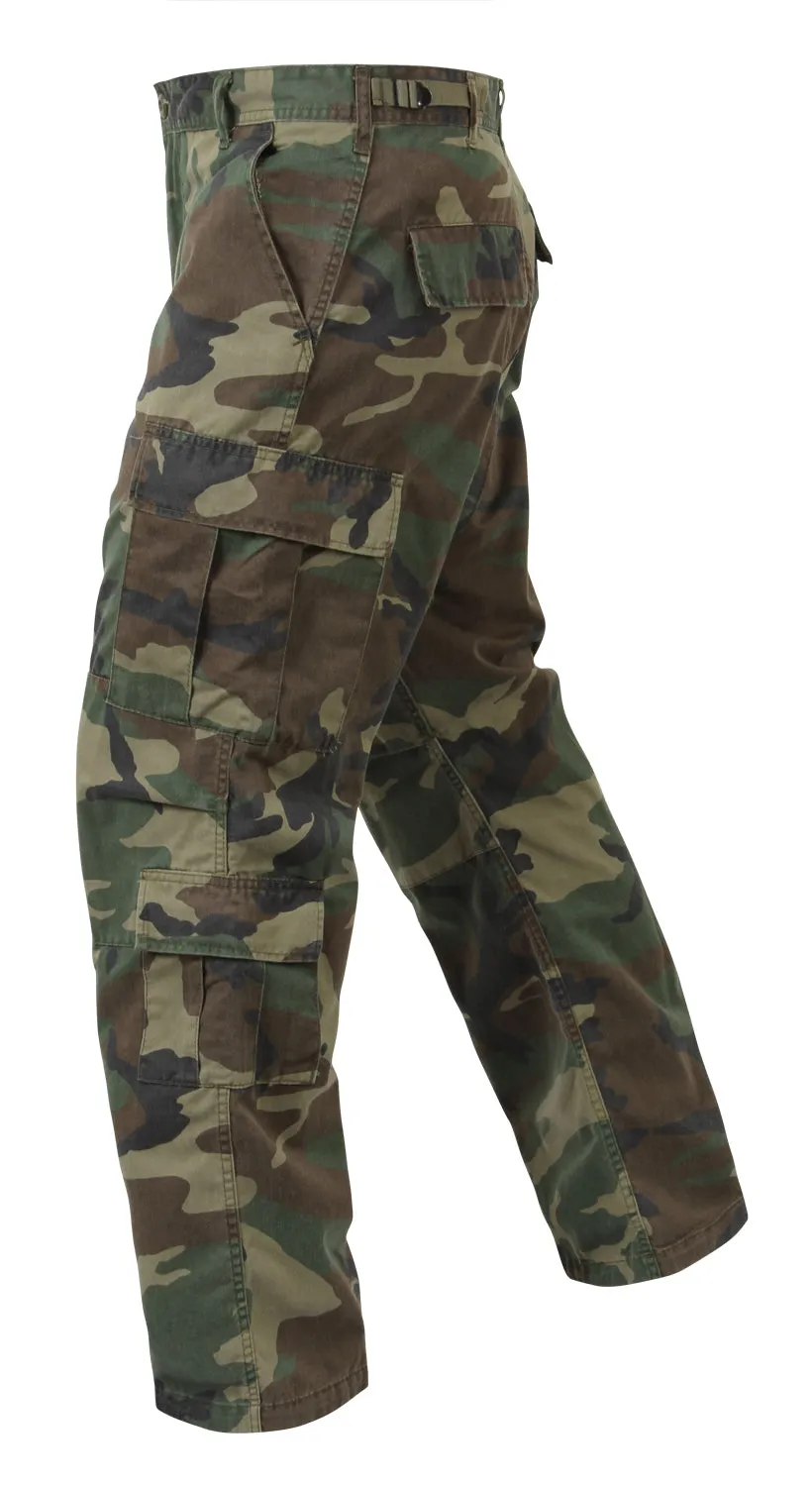 Vintage Paratrooper Fatigues- Woodland Camouflage-