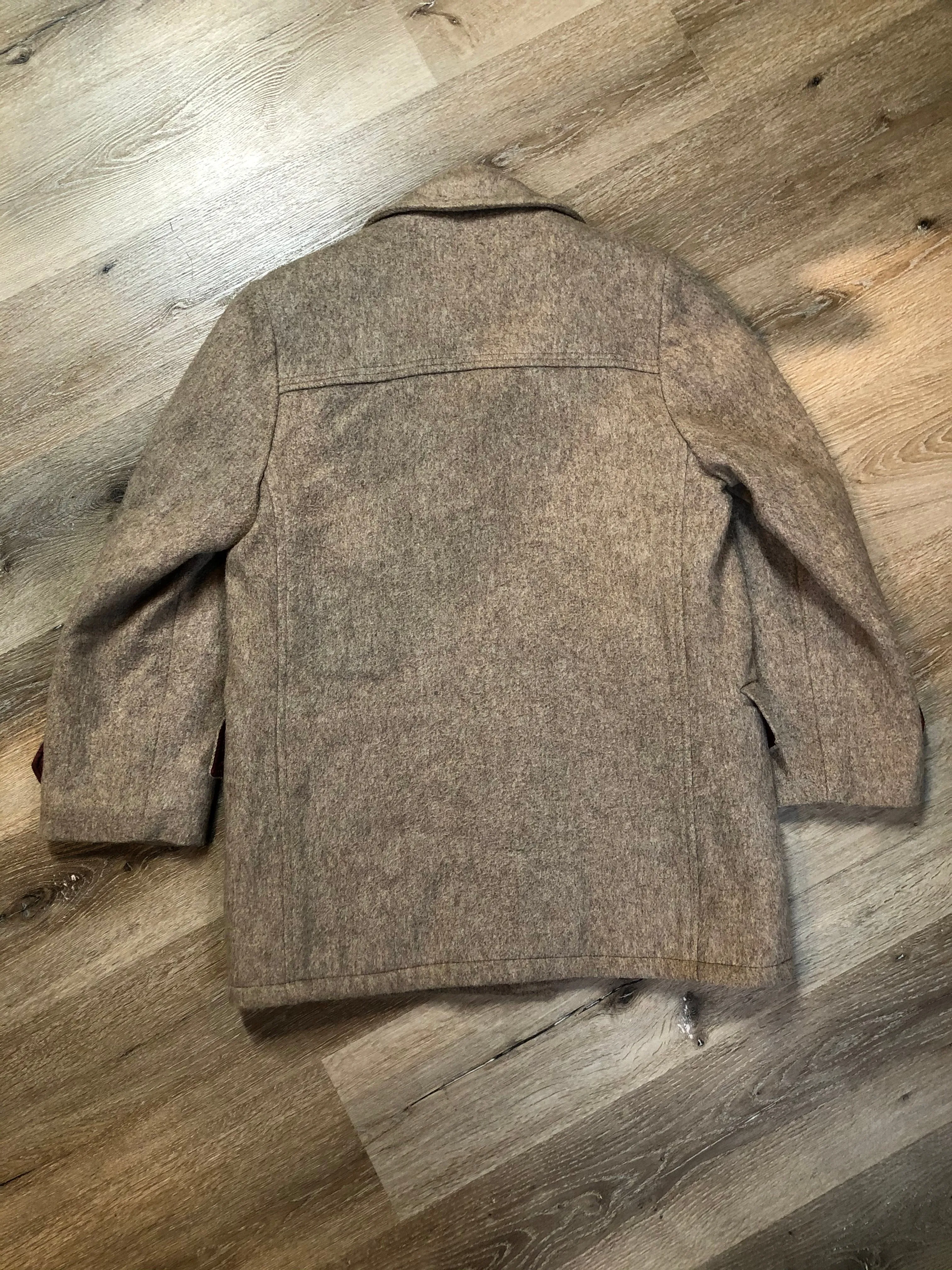 Vintage Wild Woods Grey Duffle Coat, Made in Canada