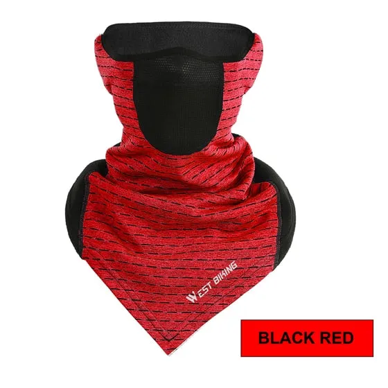 Warm Winter Cycling Headwear MTB Bike Balaclava Windproof Face Cover Bandana Running Skiing Sport Bicycle Scarf