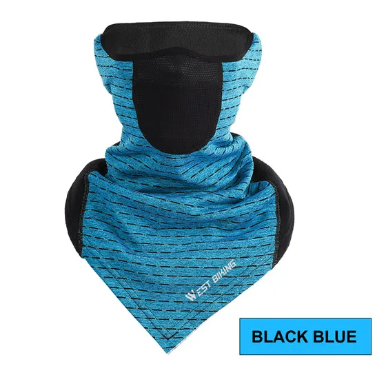 Warm Winter Cycling Headwear MTB Bike Balaclava Windproof Face Cover Bandana Running Skiing Sport Bicycle Scarf