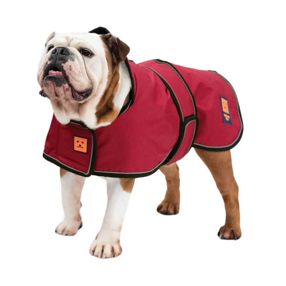 Waterproof Shower Bulldog Coat with Warm Lining