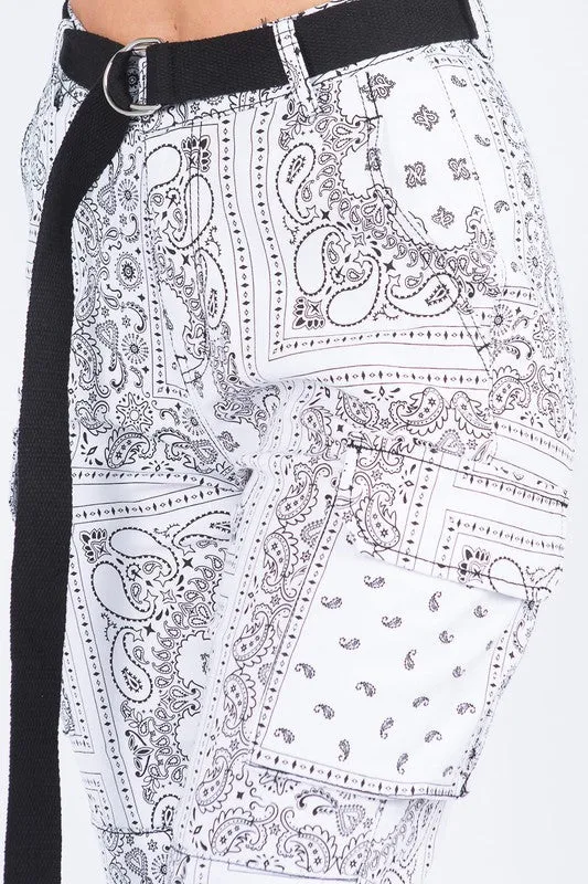 Women's Bandana Print Jogger Pants