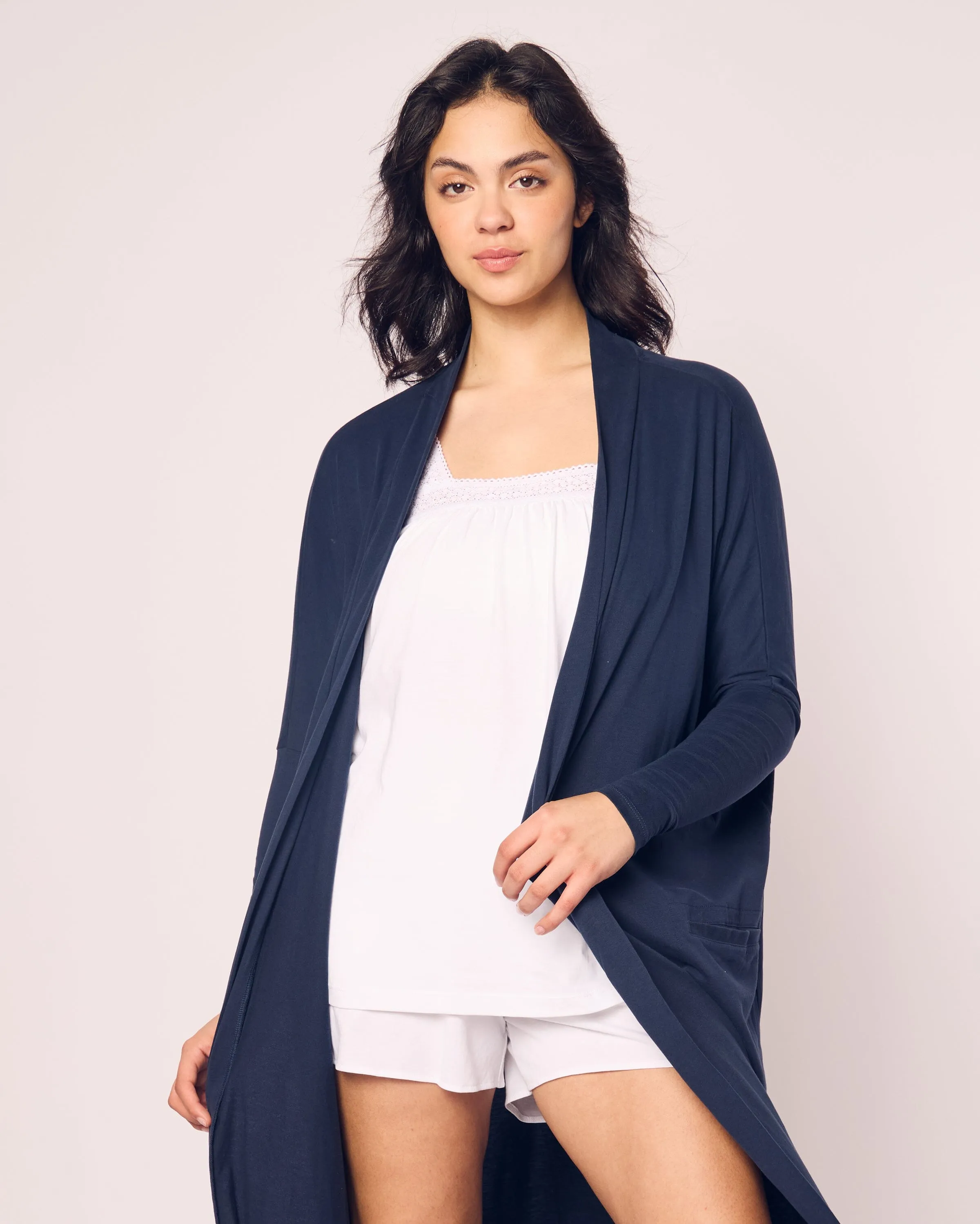 Women's Pima Duster | Navy