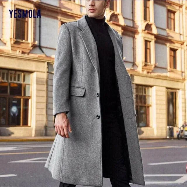 Woolen Winter Coat For Men