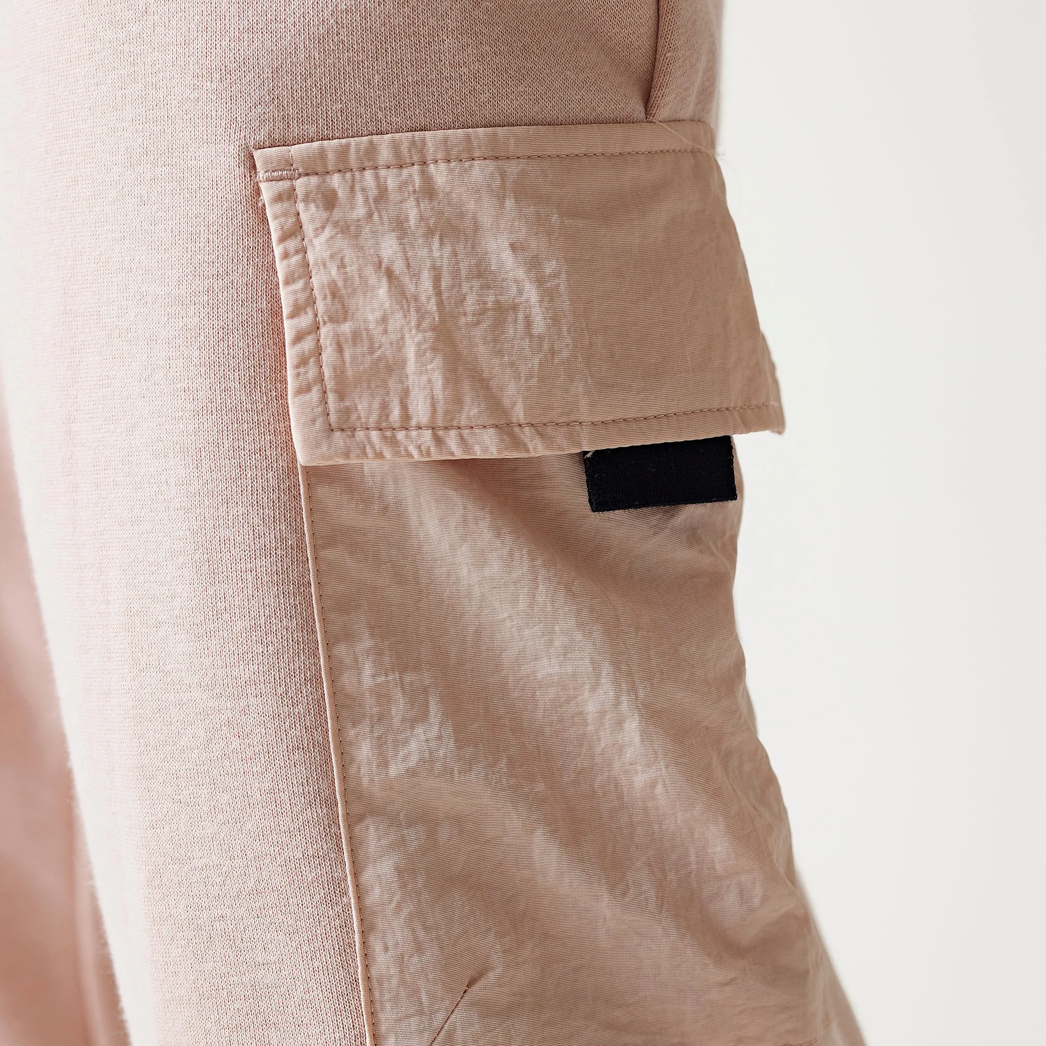 Woven Pocket Joggers - Putty Pink