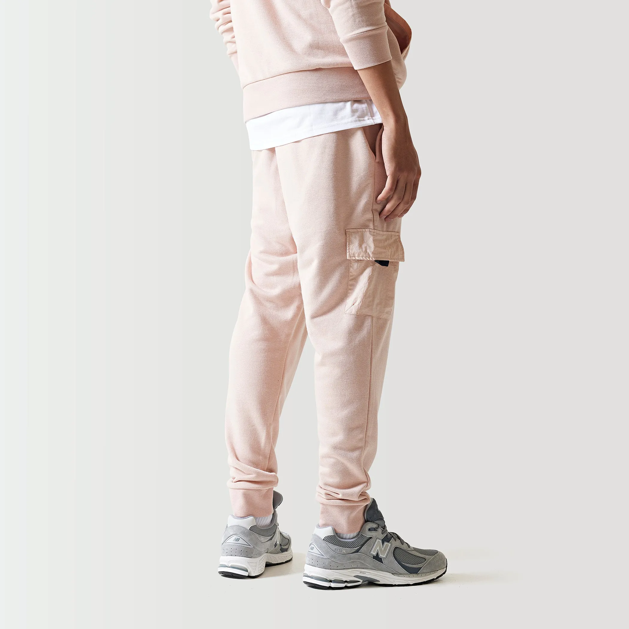 Woven Pocket Joggers - Putty Pink