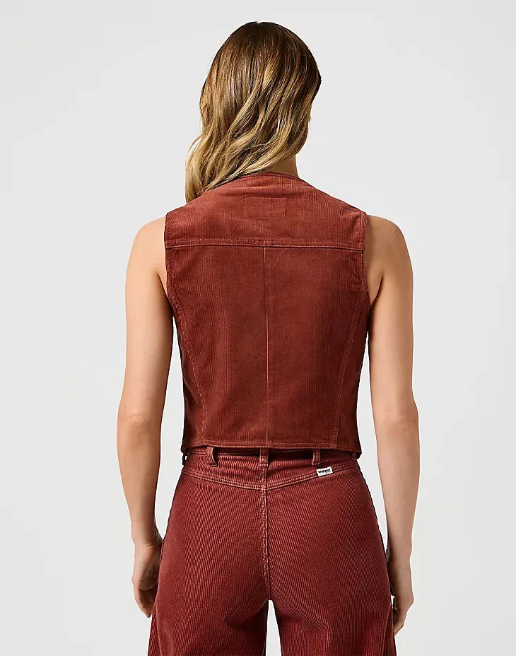 Wrangler Ladies - Femme Vest - Madder Brown