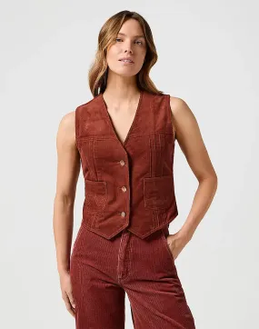 Wrangler Ladies - Femme Vest - Madder Brown